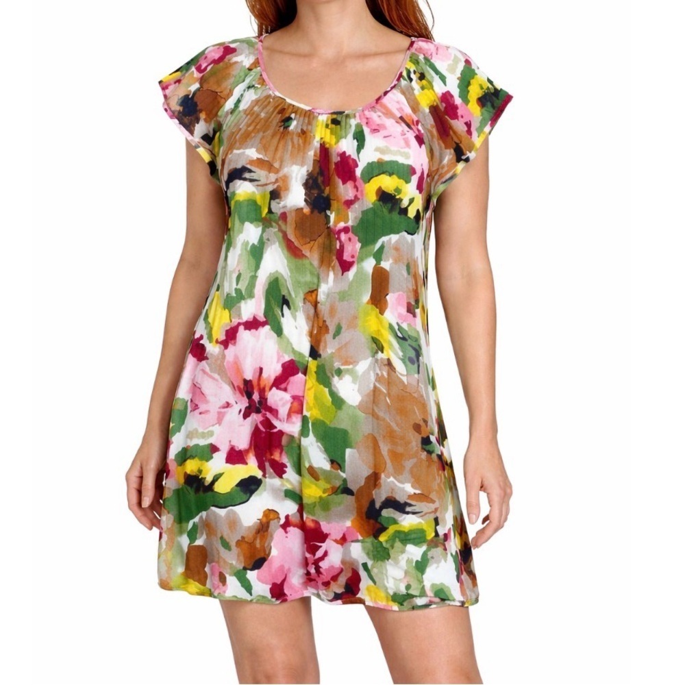 Sunny Leigh according floral dress SZ L